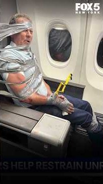 Passenger restrained on flight after alleged outburst
