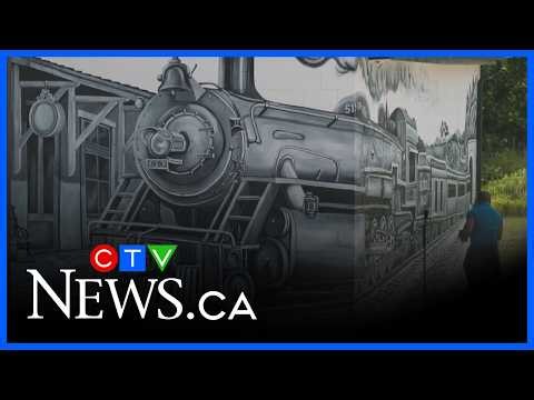 Local artist showcases talent with Ingersoll mural