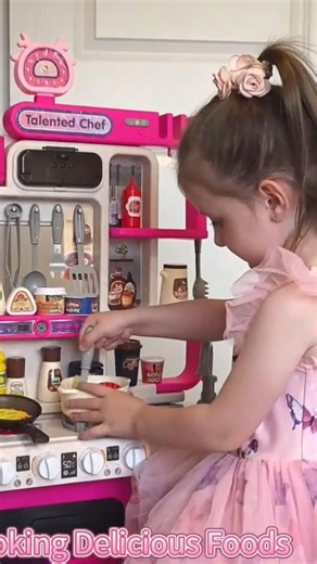Kids Kitchen Playset with Lights & Steam 👩‍🍳✨