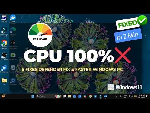 Antimalware Service Executable High CPU? Fix It Now (Windows 11)