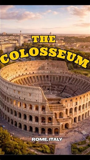 How the Colosseum Was Built Without Machines (2,000 Years Ago 🤯) #italy #animation #fypシ