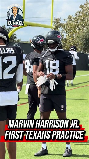 🚨 FIRST LOOK! Marvin Harrison Jr.'s FIRST Texans Practice! 👀🔥
