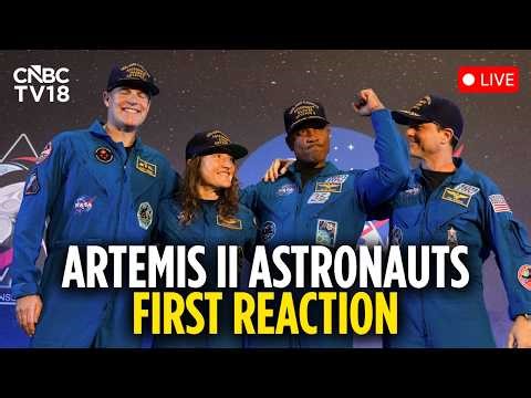 🔴LIVE: NASA's Artemis II Astronauts FIRST PRESSER After Coming Home From Moon Mission | N18G