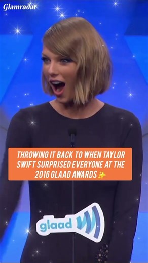 Taylor Swift Stuns Everyone with Surprise Entry at GLAAD 2016 #taylorswift #swifties #taylornation