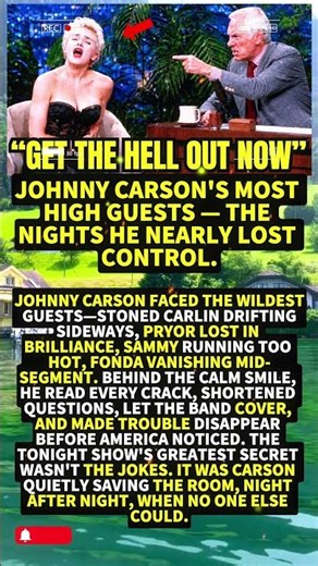 Johnny Carson's Most HIGH Guests — The Nights He Nearly Lost Control. #shorts #viral