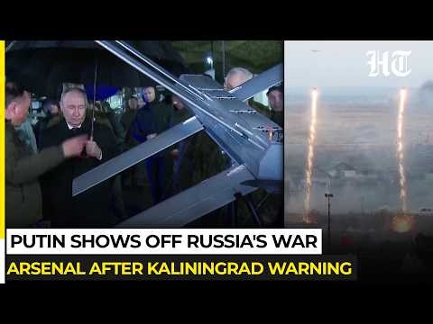 After Nuclear War Warning To NATO Over Kaliningrad, Putin Flexes New Geran Drone Firepower On TV