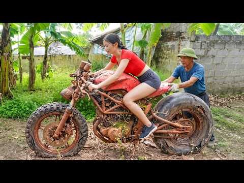 [TIMELAPSE] Genius Woman Restored An Abandoned HONDA 250R And Sold It To a Young Racer