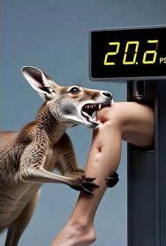 Kangaroo Bite Force (PSI / “PSL”) 🦘 #animals #kangaroo #viral #trending #shorts