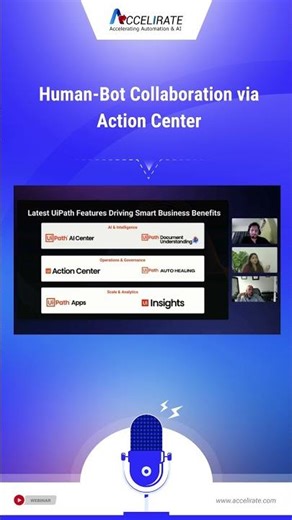 Human Bot Collaboration via Action Center