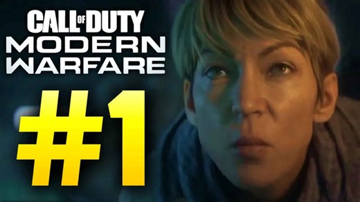 Call of Duty Modern Warfare campaign walkthrough #1 (first mission "Fog of War" / opening cutscene)