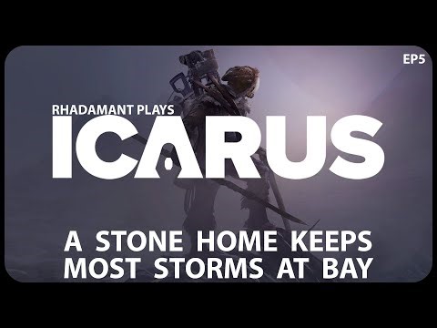 A Stone Home Keeps Most Storms At Bay in Icarus - Solo Open World Survival // EP5