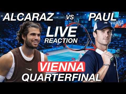 Alcaraz vs Paul 2026 Vienna Quarterfinal | Live Reaction & Watchalong