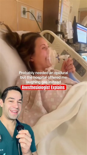 Doctor Reacts: laughing gas during childbirth?!