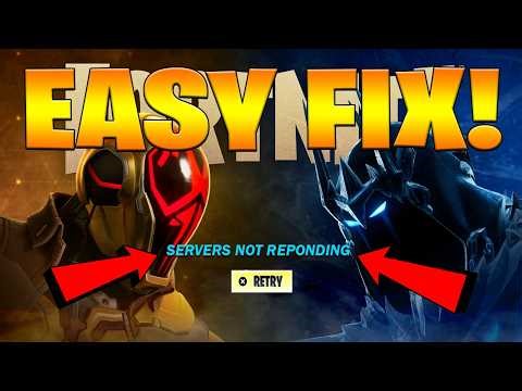 FIX SERVERS NOT RESPONDING Offline Loggin In Fortnite! (EASY FIX & PLAY NOW)