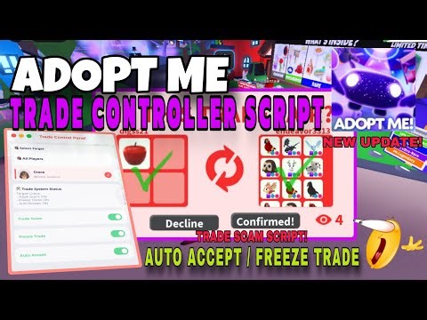 [NEW 🛸] ADOPT ME TRADE CONTROLLER SCRIPT | FREEZE TRADE | AUTO ACCEPT | TRADE SCAM | NO KEY | FREE!