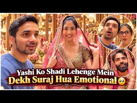 Shadi ke lehenge me dekh hue emotional