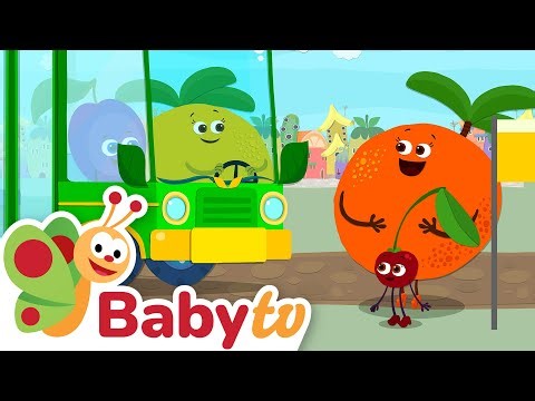 The Wheels on the Bus | Fruity Music Performance | BabyTV