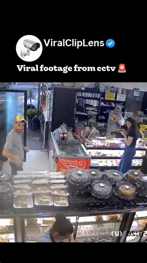Viral footage from cctv.