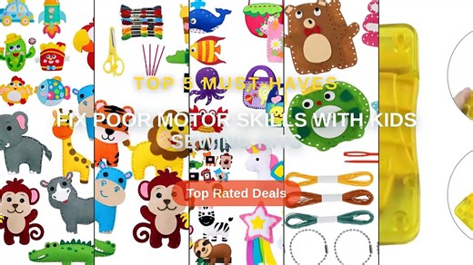 Fix Poor Motor Skills With Kids Sewing Kits