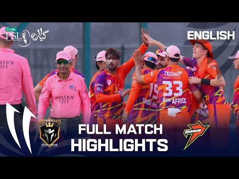 Full Match Highlights | Hyderabad Kingsmen vs Rawalpindiz | English | Match 24 | HBL PSL 11 | MZB1K