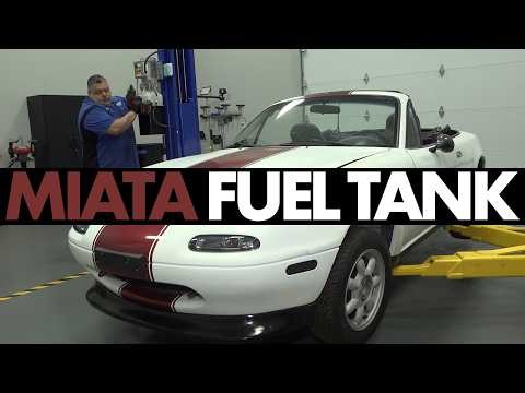 Dropping the Whole Rear Subframe Just to Replace Our Project NA Miata’s Gas Tank
