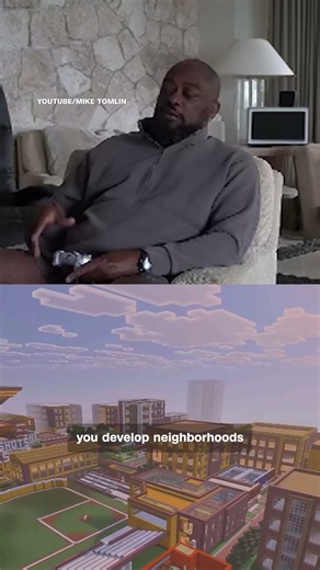 Mike Tomlin reveals his massive Minecraft city