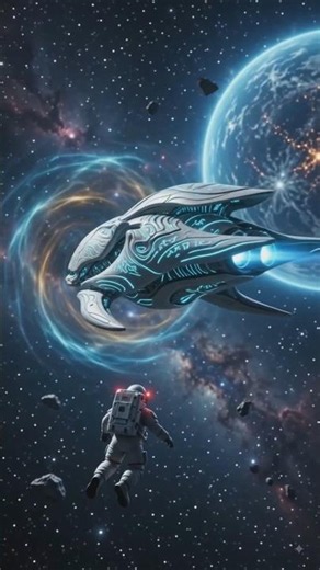👽 Alien Rescue Mission: Saving the Last Astronaut 🚀 #Shorts #Alien#Astronaut#SciFi#Space#SpaceRescue