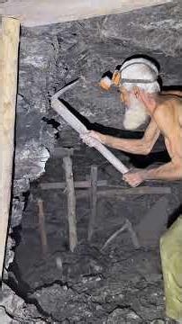 Minecraft vs. Real Life! Mining coal is a whole different experience in the real world.
