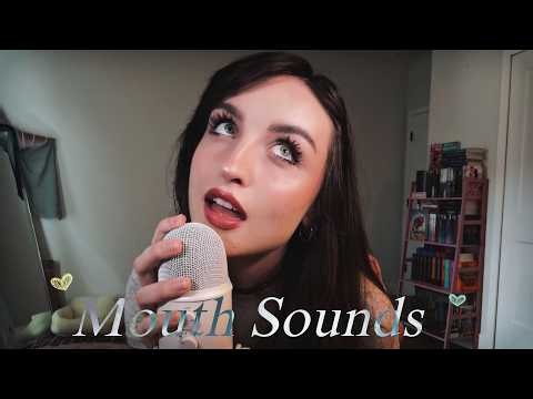 FAST MOUTH SOUNDS ASMR w/ Hand Sounds & Visual Triggers