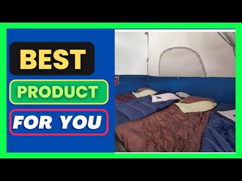 Coleman Sundome Camping Tent with Rainfly, 2/3/4/6 Person Tent