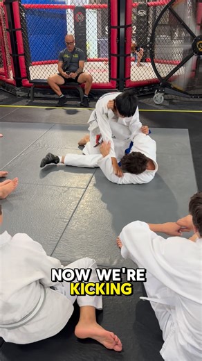 Integrated Mma Hq on Instagram: "A snippet of a Tuesday Senior BJJ kids class with QLD BJJ & Judo Champion @xian_pang going over scissor sweep variations."