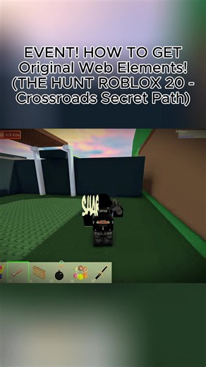 EVENT! HOW TO GET Original Web Elements! (THE HUNT ROBLOX 20 - Crossroads Secret Path) #gaming #roblox #thehuntroblox #robloxgames #fyp