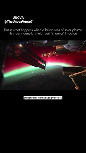 ISS Flies THROUGH a Solar Storm_ 🛰️