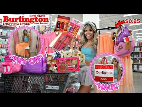 Burlington $0.25 Spring Sale! New Finds Shopping Spree Haul + Try On 2026