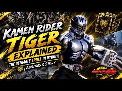Kamen Rider Tiger Explained: The Ultimate Troll in Ryuki? 🐯🔥 | Abilities & Story#kamenrider