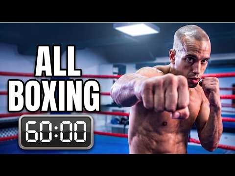 60 Minutes | All punching No Legs | No Equipment Boxing Workout | Nate Bower Fitness | Shred