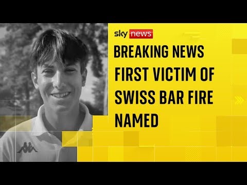 First victim of Swiss bar fire named as Italian teenager