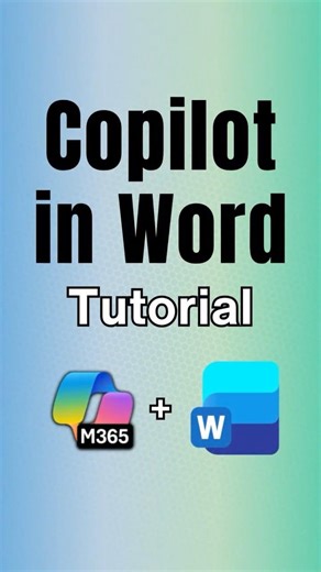 Copilot in Word Tutorial in 1 minute