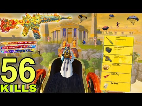 56KILLS!!😱 NEW HERO’S CROWN MODE RECORD in NEW UPDATE 4.4😍SUKUNA GAMEPLAY🔥 PUBG MOBILE