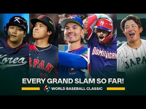 NEW RECORD! 5 grand slams have been hit in the 2026 World Baseball Classic ... SO FAR! 😯
