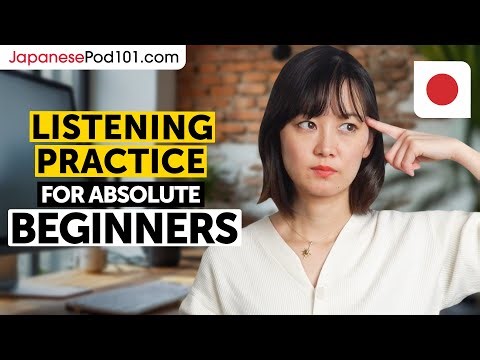 Japanese Listening Comprehension for Absolute Beginners