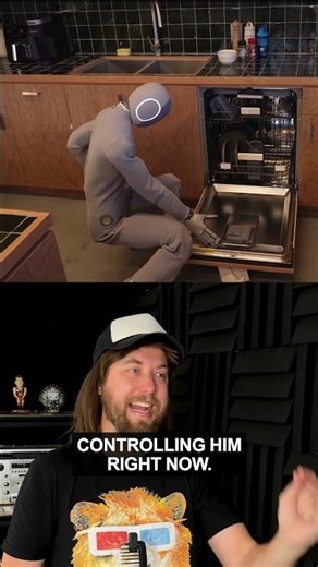 Robot Struggles With Dishwasher