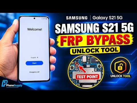 Samsung Galaxy S21 5G | Remove Google Account | Frp Unlock tool Via Test point