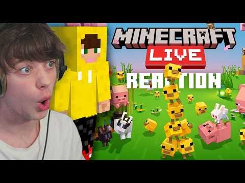 Live reacting to Minecraft LIVE - March 2026!