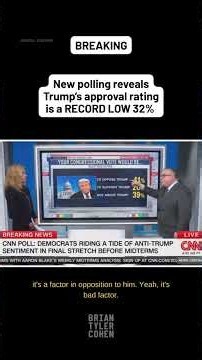 New polling reveals Trump’s approval rating is a RECORD LOW 32%