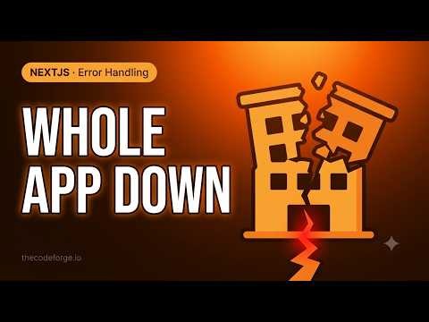 Next.js Error Handling: Uncaught root-layout crash took the whole app