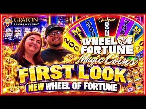 🚨NEW🚨 Wheel of Fortune Magic Coins Slot Machine! | Graton Resort & Casino