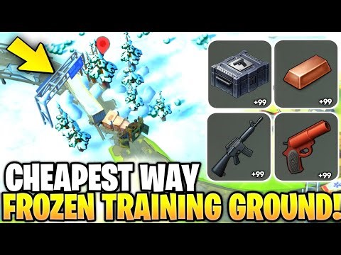 CHEAPEST WAY TO CLEAR FROZEN TRAINING GROUND EASILY FOR BEGINNERS! - Last Day on Earth: Survival