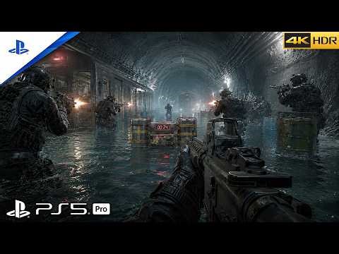 (PS5) Defusing BOMB Train Tunnel | Ultra Realistic Graphics | [4K HDR 60FPS] Gameplay | Call of Duty