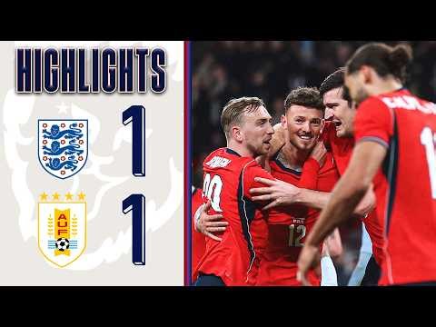 Ben White Scores His First Goal! | England 1-1 Uruguay | International Match | Highlights